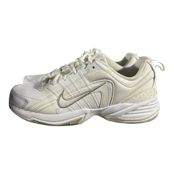 Nike Air Monarch IV White Silver Men’s Size 10.5 Training Walking Shoes Walking - Picture 5 of 9